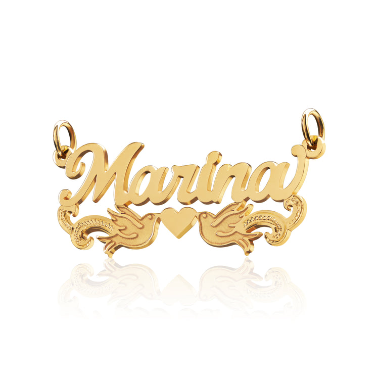 The Lovebird Nameplate