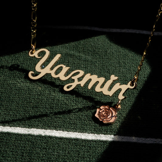 The Rose Nameplate